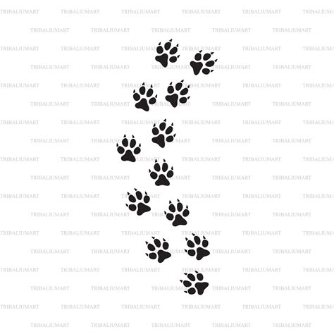 Paw Clip Art Instant Download Commercial Use Pawprint Clipart Cat Paw