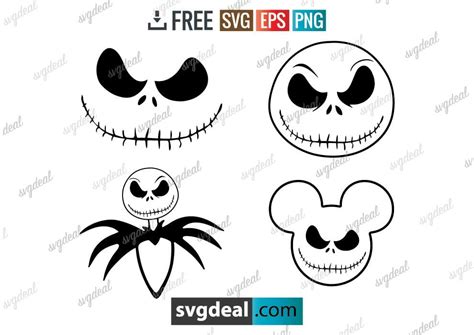 √ 4 Free Jack Skellington Svg Files For Your Cutting Machine Free Svg