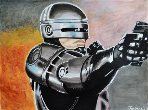 Robocop Drawing By Lupesoto On Deviantart