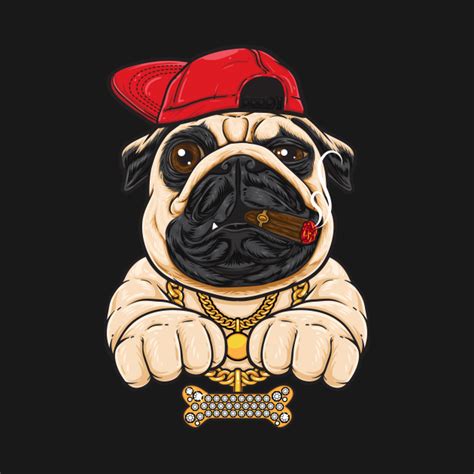 Gangster Pug Dog Gangster Pug Dog T Shirt Teepublic
