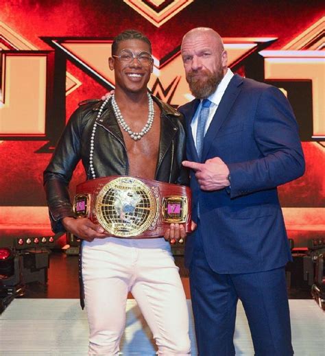 Triple H With New North American Champion Velveteen Dream Pro