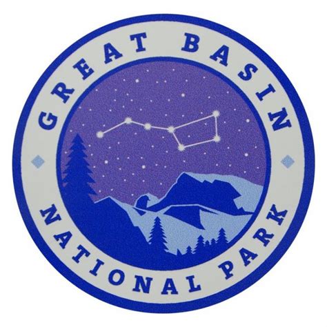 Great Basin Np Round Logo Sticker Wnpa Shop Our Parks