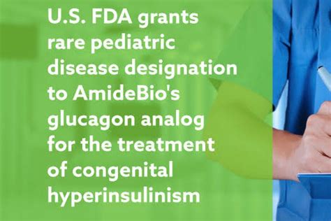 Amidebio Llc Us Fda Grants Rare Pediatric Disease Designation To