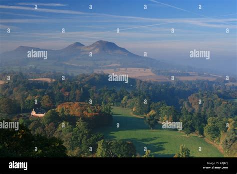 Eildon Hills From Scotts View Borders Scotland Stock Photo Alamy