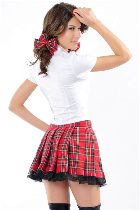 Tenue Ecolière Sexy Old School Girl Jupe Gogo T38 40 Costume Ebay