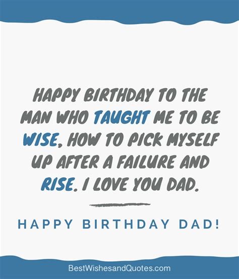 When my dad passed away, i felt depressed and miserable. Happy Birthday Dad - 40 Quotes to Wish Your Dad the Best ...