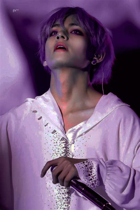 So technically if someone tells you i purple you . kim taehyung with purple hair ( :3 ) | Кей поп