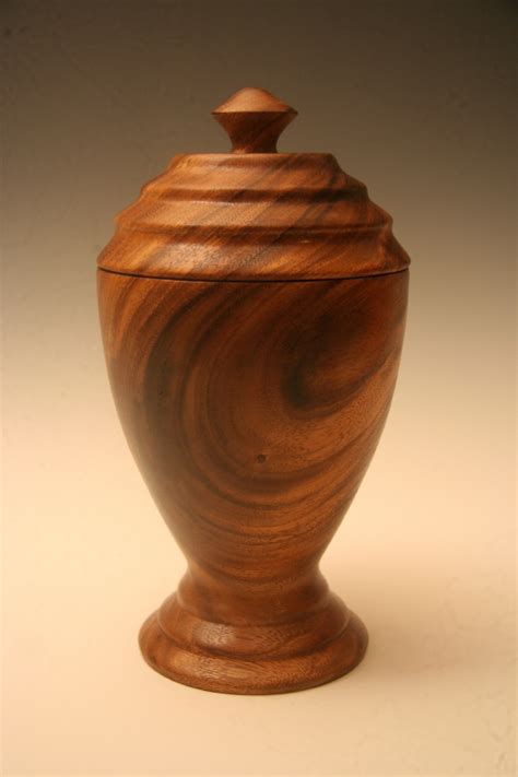 Koa Urn 8 Syd Vierra Hawaii Wood Turner