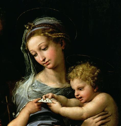 The Virgin Of The Rose By Raphael Raphael Paintings Raphael Madonna