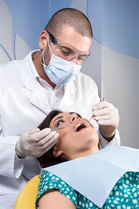 Dentist And Patient Stock Image Image Of Attractive 23835979