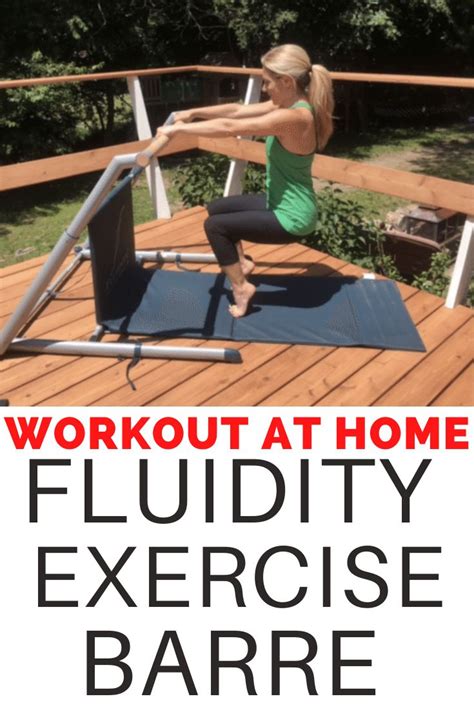 Workout At Home Fluidity Exercise Barre Exercise At