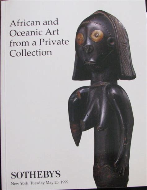 Sothebys African And Oceanic Art From A Private Collection Ebay