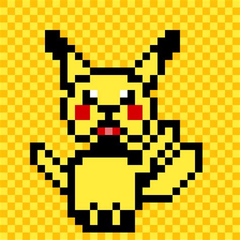 Pixilart Pikachu By Puttputtmartian