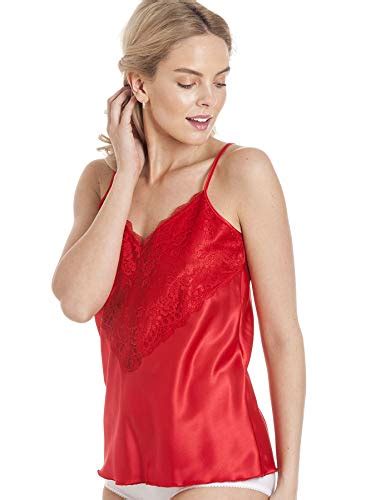 Undercover Lingerie Ct Womens Luxury Satin Camisole Red Wms King Lingerie