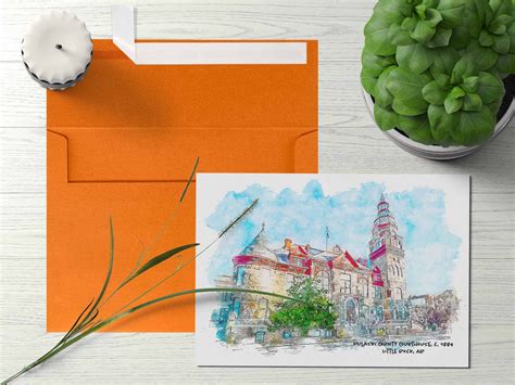 Pulaski County Courthouse, Little Rock, Arkansas, Art Print — She Studios