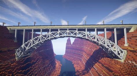 Canyon Arch Bridge Minecraft Project Minecraft Projects Minecraft
