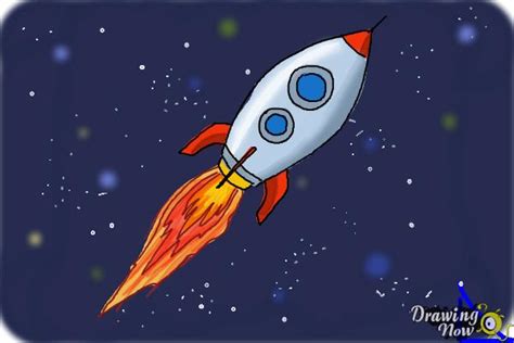 We'll use some simple tricks to give the rocket ship some depth including a window with a little person peering out. How to Draw a Rocket Ship - DrawingNow