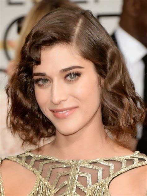 Lizzy Caplan Best Dressed At The Golden Globes Awards 2014 Remy Hair Wigs Short Hair Styles