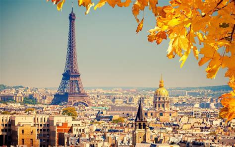 Eiffel Tower Paris Autumn Wallpaper For 1920x1200