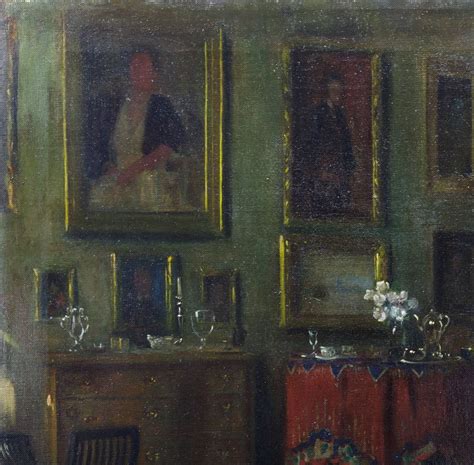 Important Oil Painting 1900 07 Interior By American Impressionist
