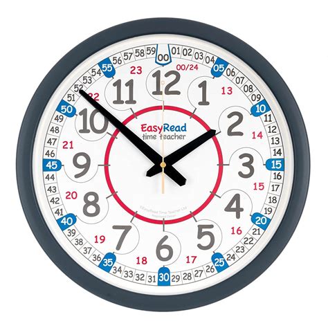 Easyread Time Teacher Learn The Time School Classroom Wall Clock Ercc
