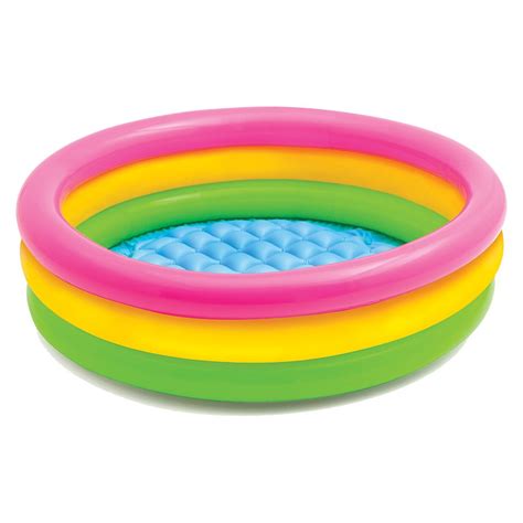 Super El Trebol Piscina Inflable 3 Anillos Intex 86 Cm X 25 Cm