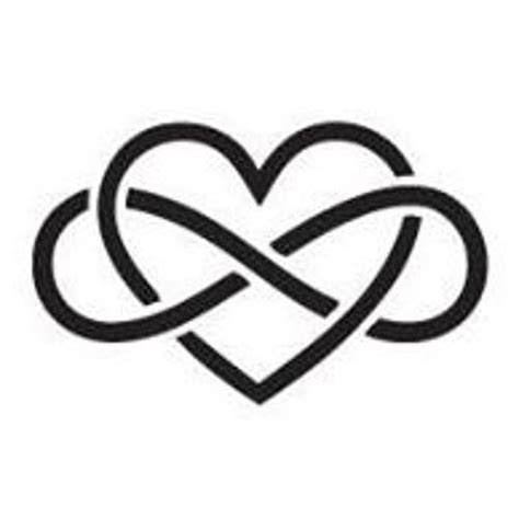 How To Draw An Infinity Heart Tattoo Area