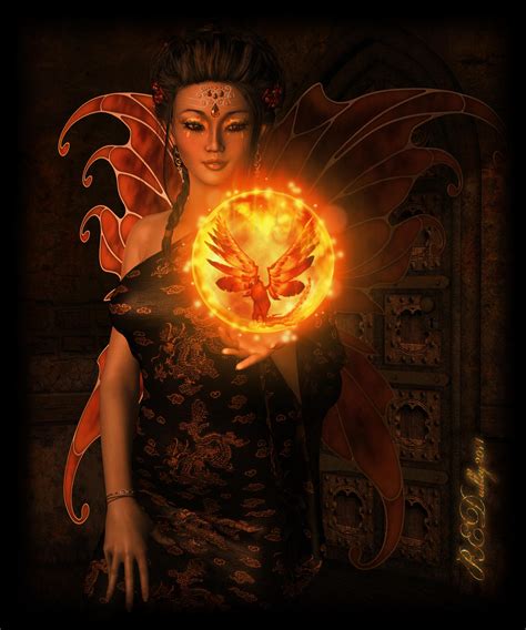 Faery Queen Of Fire By Aelarethelennar On Deviantart