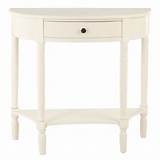 I love it as it is the perfect console table for our space. Heritage 1 Drawer Antique White Console Table | Modern ...