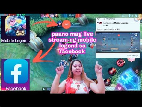 Paano Mag Live Ng Mobile Legend Sa Ating Facebook Account Youtube