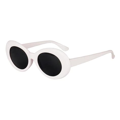 Clout Goggles Sunglasses Rapper Kurt Cobain Oval Shades Grunge Glasses