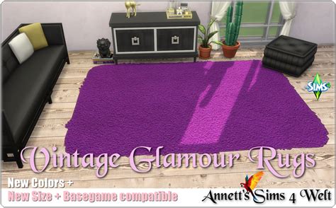 My Sims 4 Blog Vintage Glamour Rugs Resized And Recolored By Annett
