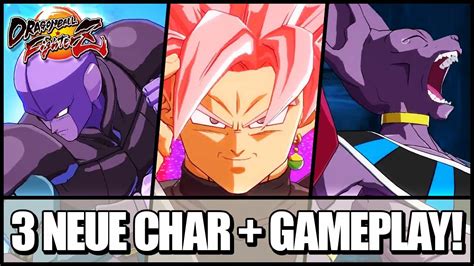 Neue Charaktere Goku Black Rosé Hit And Beerus Gameplay Dragon