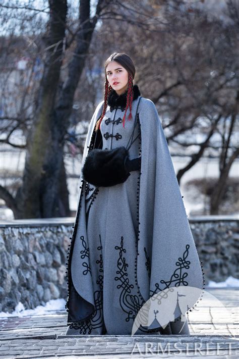 15 Discount Medieval Fantasy Winter Coat Queen Of Etsy Fantasy