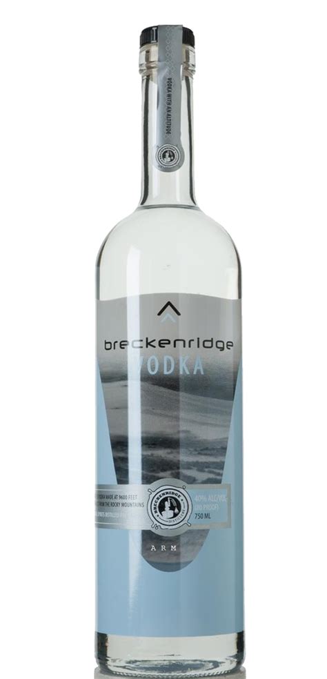 Breckenridge Vodka 750ml Luekens Wine And Spirits