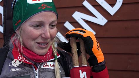 She is a professional biathlete, younger sister of former biathlete and now her coach stian eckhoff. Convincing victory for Tiril Eckhoff in the Oberhof sprint