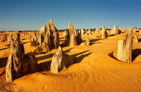 Skały Na Pustyni Pinnacles Desert W Australii