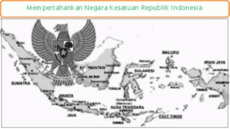 Sumber kedaulatan adalah negara, yang merupakan lembaga tertinggi kehidupan suatu bangsa. Mempertahankan Negara Kesatuan Republik Indonesia - ReadyyGo
