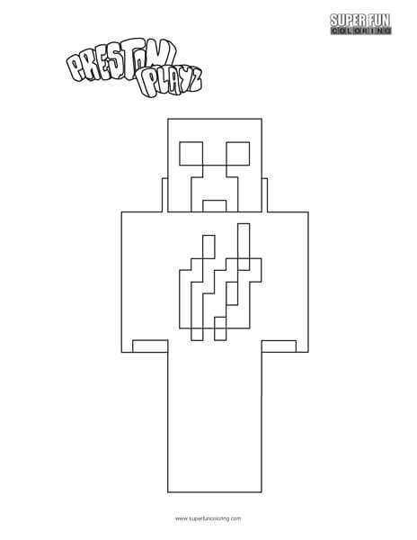 Minecraft Prestonplayz Coloring Pages Coloring Pages