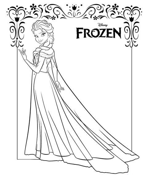 65 dessins de coloriage Elsa à imprimer sur LaGuerche.com  Page 1