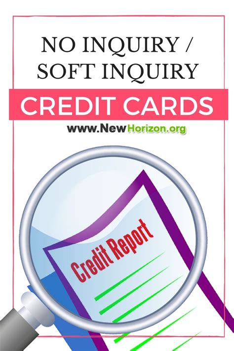 However, hard inquiries that are more than a and soft inquiries don't impact your credit scores. No Inquiry / Soft Inquiry Credit Cards | Bad credit credit cards, Ways to save money, Money ...