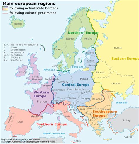 Central Europe Wikipedia The Free Encyclopedia Europe Map