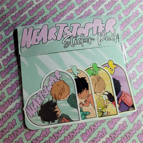 Adorable Chibi Heartstopper Glossy Vinyl Sticker Pack Etsy Australia