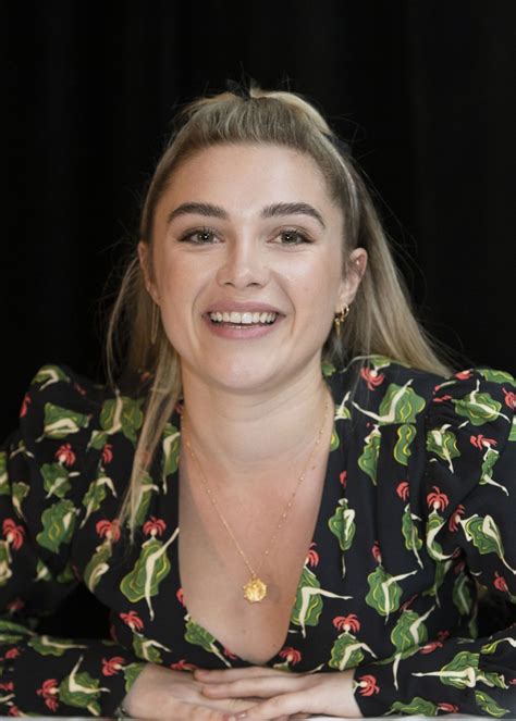FLORENCE PUGH at Little Women Press Conference in Beverly Hills 10/28/2019 - HawtCelebs