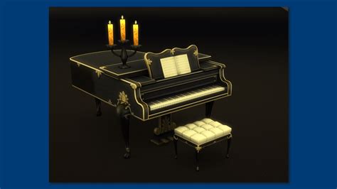 Classical Genius Antique Piano Mod Sims 4 Mod Mod For Sims 4