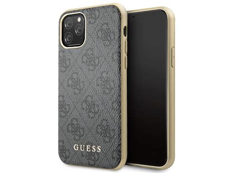 The iphone 11 is a smartphone designed, developed, and marketed by apple inc. Guess Monogram Hard Case Grijs | iPhone 11 Pro hoesje
