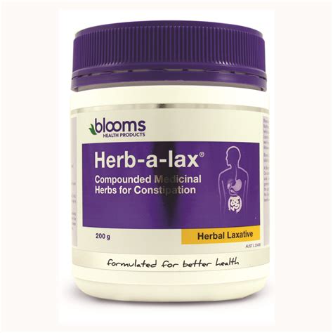 Blooms Health Products Herb A Lax Blended Medicinal Natures Works