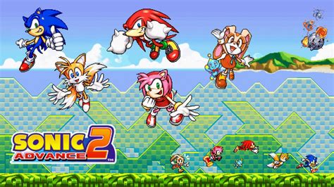 Sonic Advance 2 Hedgehog Game Sonic The Hedgehog 2d Character