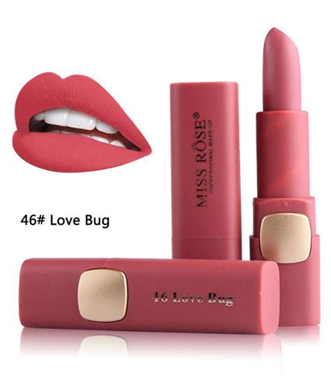 Maybelline super stay liquid matte lipstick is also as good as tigi lipstick. Miss Rose Creme Matte Lipstick oval-46 love bug - 3 gm ...