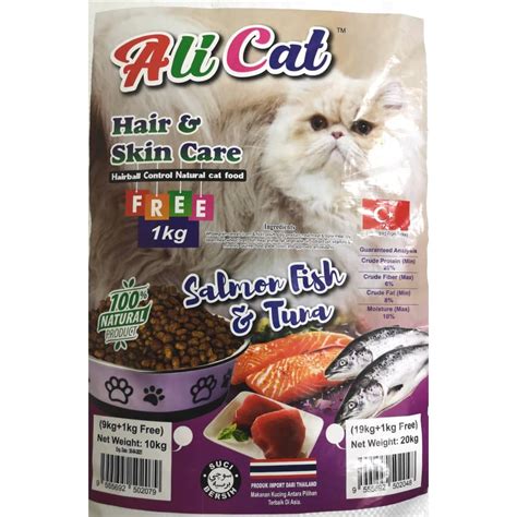 So you can keep feeding them the same tasty food they. makanan kucing murah 10kg Ali cat hair & skin care cat ...
